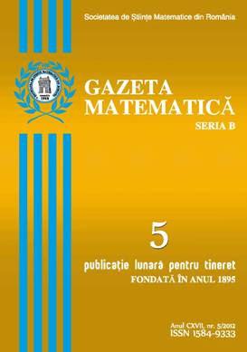 GAZETA MATEMATICA SERIA B