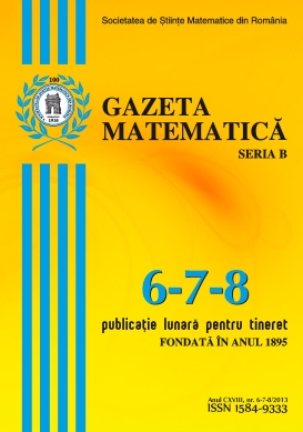 GAZETA MATEMATICA SERIA B