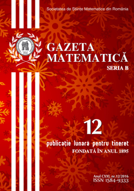 GAZETA MATEMATICA SERIA B