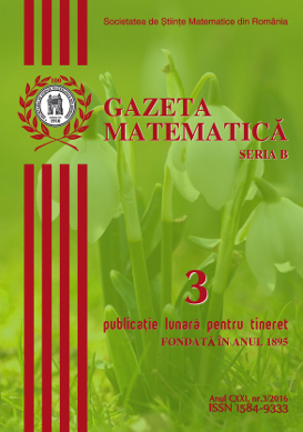 GAZETA MATEMATICA SERIA B