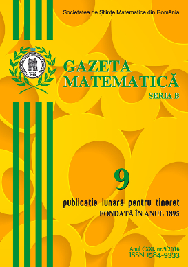 GAZETA MATEMATICA SERIA B